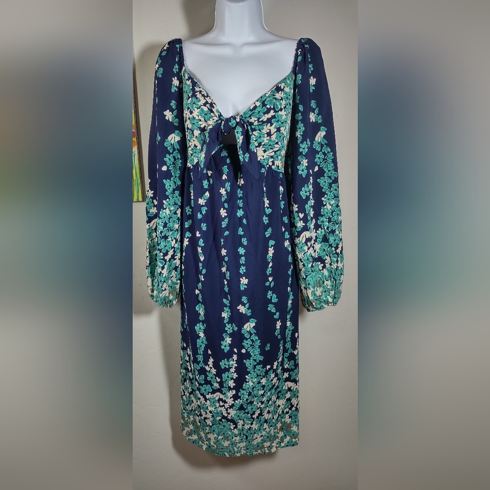 Suzanne Betro Floral Print Dress